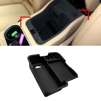 

Car Inner Center Console Armrest Box Storage Box Holder Decorative Cover Trim Car-Styling for Porsche-Cayenne Macan 2011-2017