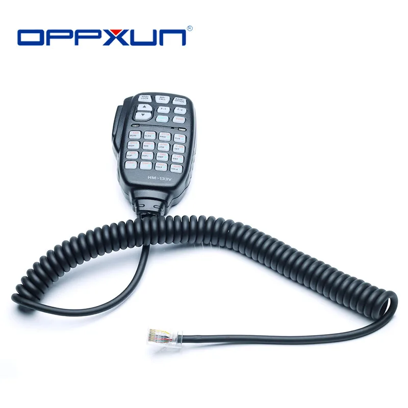 OPPXUN-transceptor de coche móvil de 8 pines HM-133V, altavoz de mano para ICOM IC-2200H/ IC-2720 /IC-2820H/IC -2100H/IC-7000 Etc Radios