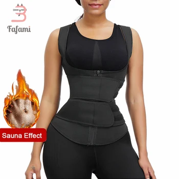 

Maternity Postpartum Body Shaper with Adjustable Waist Trainer Belt Neoprene Hot Sweat Vest Tanks Underwear underbust corset