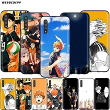 Webbedepp Tsukishima Pathétique Haikyuu étui pour samsung Galaxy S7 S8 S9 S10 Plus Bord Note 10 8 9 A10 A20 A30 A40 A50 A60 A70(China)