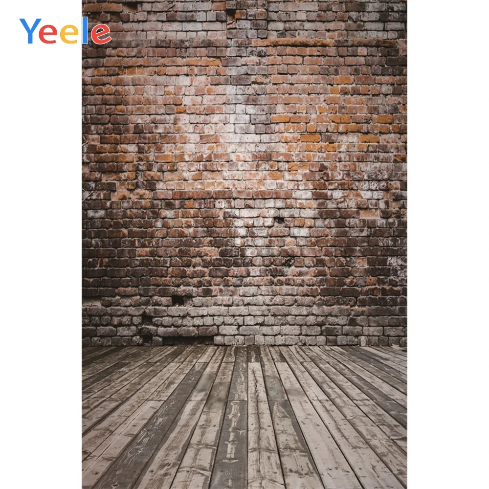NZY01452 5X7 футов кирпичная стена деревянный пол портрет гранж фотозона тонкий Виниловый фон фотографические фоны для фотостудии Фотофон - Цвет: NZY01452