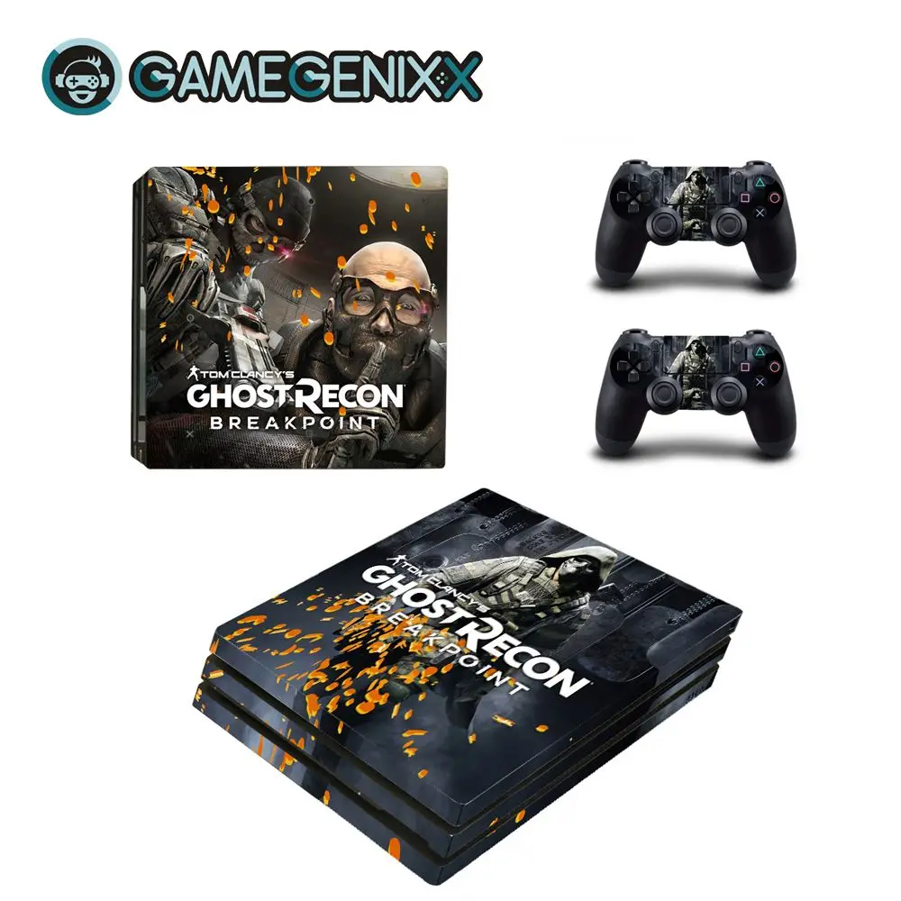 Ghost Recon GAMEGENIXX наклейка на кожу Съемная крышка ПВХ винил для PS4 Pro консоли и 2 контроллера-Ghost Recon - Цвет: Ghost Recon