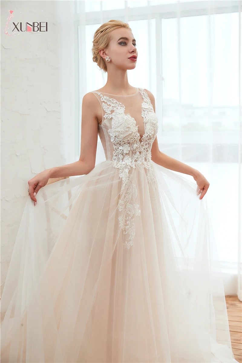 Vestidos De Novia Новое поступление Бохо Свадебные платья Свадебное Украшение свадебное платье реальные фотографии CPS1311
