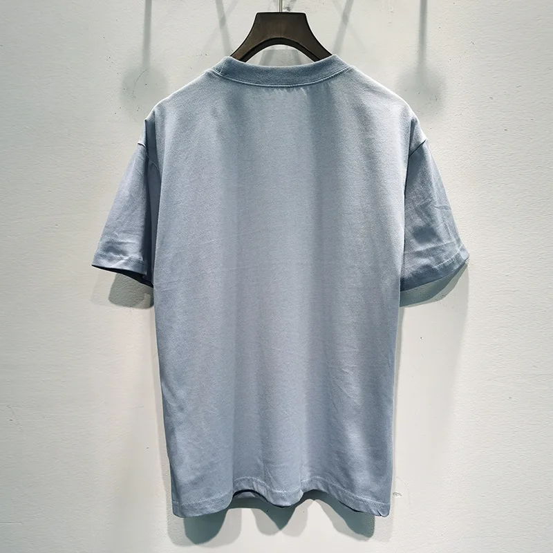 2020 летний трендовый дизайн с круглым вырезом Футболки коротким рукавом и