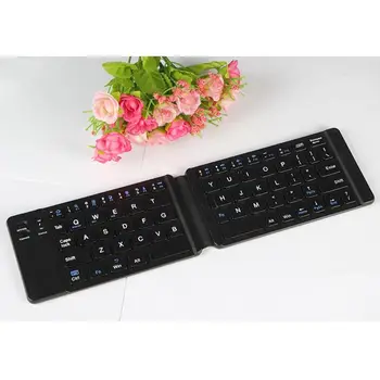 

Portable Ultra Thin Light Mini Bluetooth 3.0 Folding Keyboard Wireless Rechargeable Keypad For IOS/Android/Windows Ipad Tablet