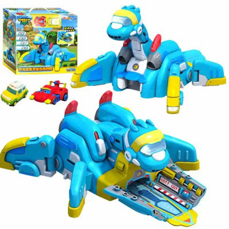 Car Deformation Gogo Dino Action Map Release Base Rex / Ping Tomo Children Transformation Dinosaur Gift Kids Toys | Игрушки и хобби