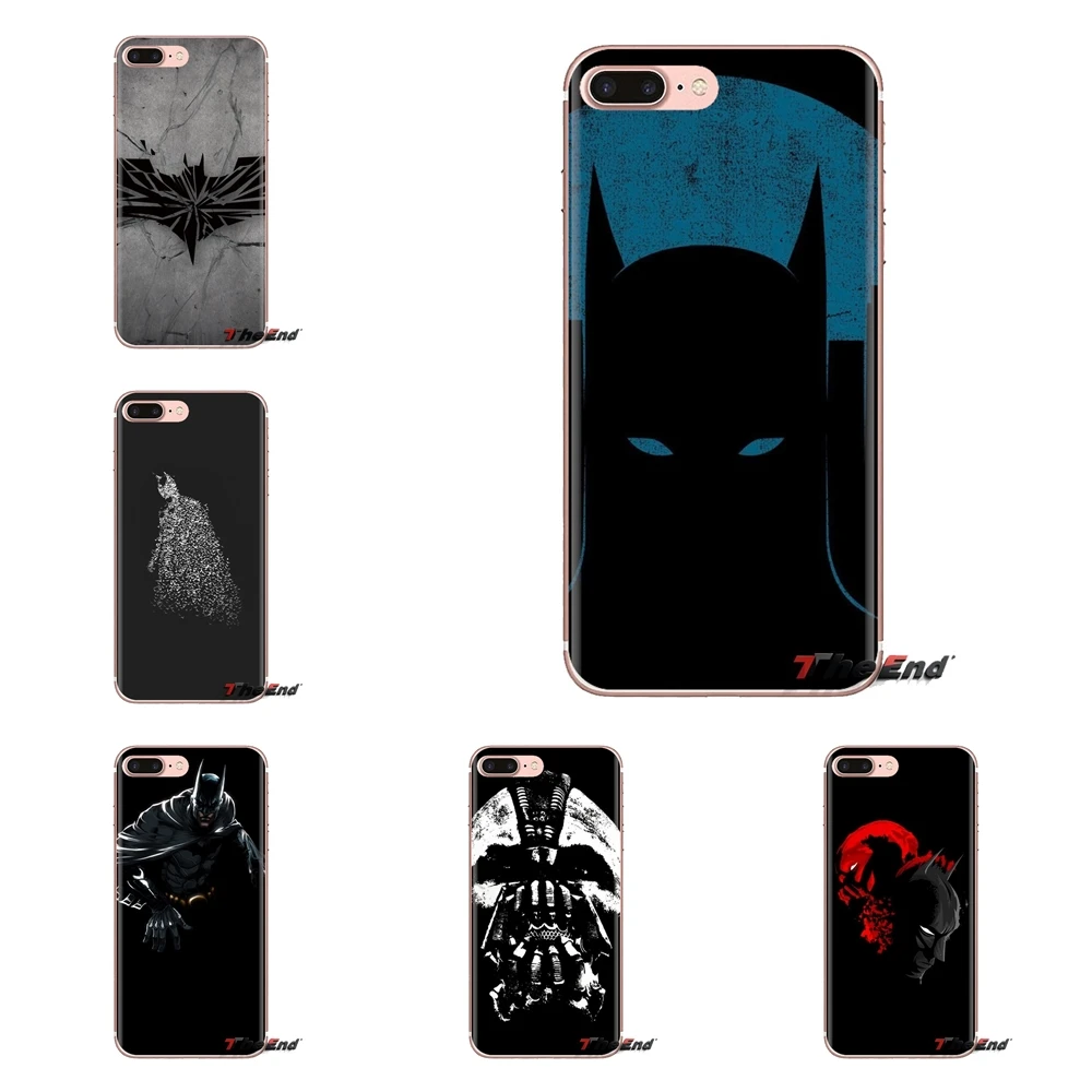 Для Xiao mi 6 A1 Max x 2 5X 6X Red Note 5 5A 4X 4A A4 4 3 Plus Pro Black Batman прозрачные мягкие чехлы |