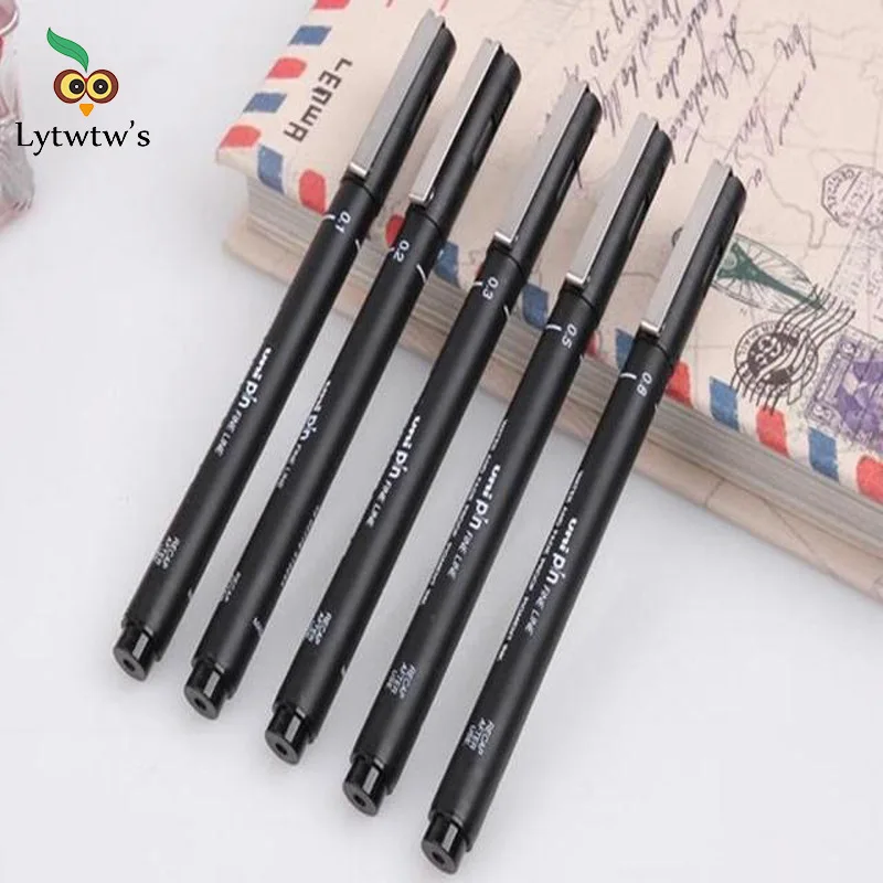 1 шт. ручка для рисования Fineliner Pigma Micron 005 01 02 03 05 08 Аниме Комикс-ручка не цветущие
