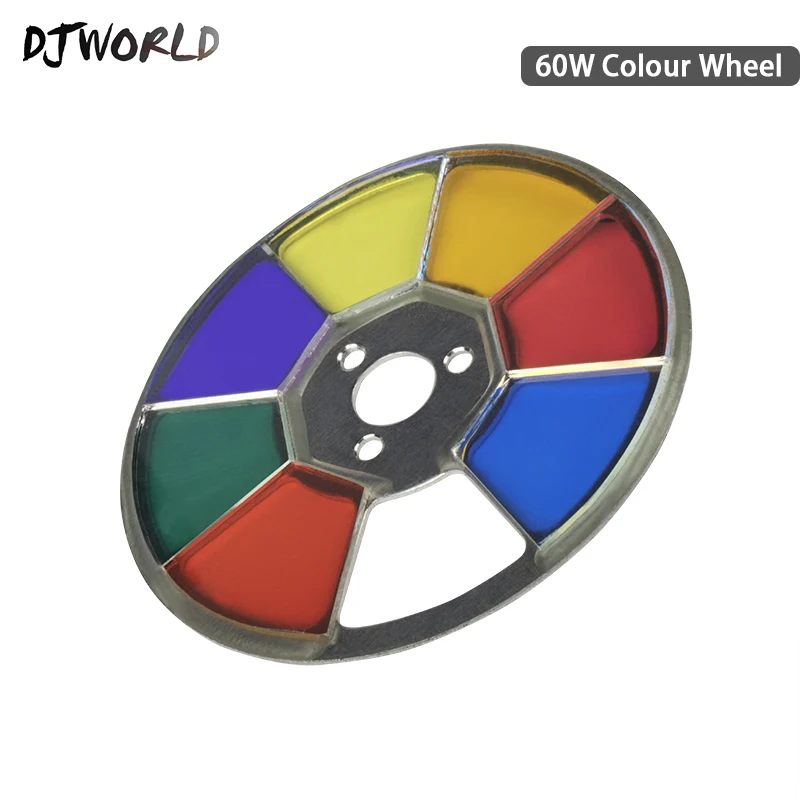 60WColorwheel Djworld Лидер продаж Светодиодный прожектор движущийся головной свет аксессуары 90 Вт 6 призм цвет и Gobo колесо хорошо для DMX 512 сценический свет - Цвет: 60WColorwheel
