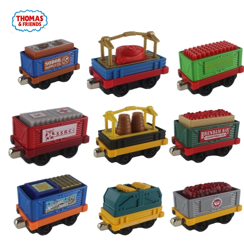 Томас и Друзья Emily локомотив Поезд Модель сплав пластик Магнитный трек железнодорожный вагон игрушка подарок на день рождения - Цвет: Random engineer car