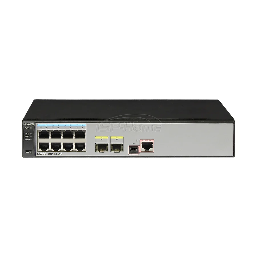 S5700-10P-LI-AC(8 портов Ethernet 10/100/1000, 2 Гига SFP, AC 110/220 В