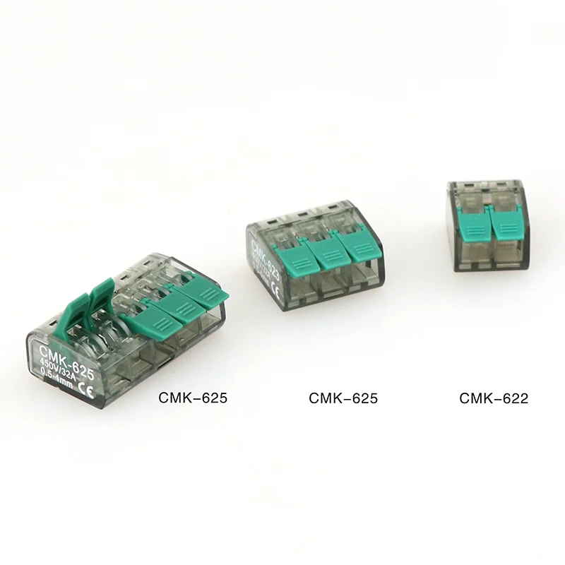 

Connector mini quick wire connector 10 pieces universal compact terminal block plug-in electrical wire connectors