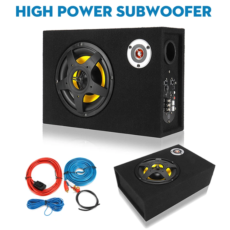 6/8 Inch Car Subwoofer Under Seat 