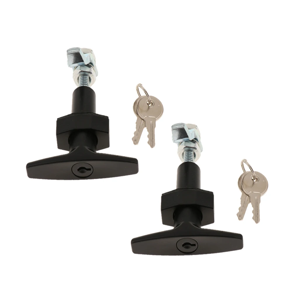 2x крышка грузовика, Топпер полный ящик Инструментов Шкаф Т-образная ручка набор замков с 2 ключами