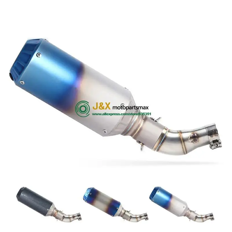 MT-03 MT03 мотоцикл глушитель трубы среднего звенья трубы Escape для YAMAHA YZF-R3 R3 R25 R30 слипоны