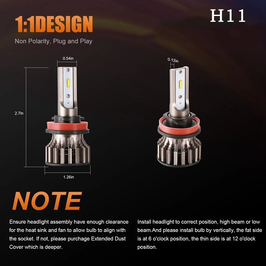 H11 尺寸