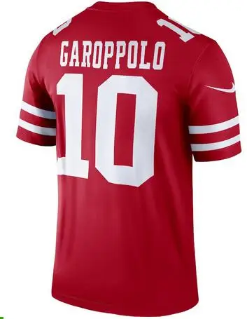 Мужская футболка Saquon Barkley 26 Sam Darnold 14 Baker Mayfield 6 Adam Thielen 19 Jimmy Garoppolo 10 Kirk Cousins 8 - Цвет: For men