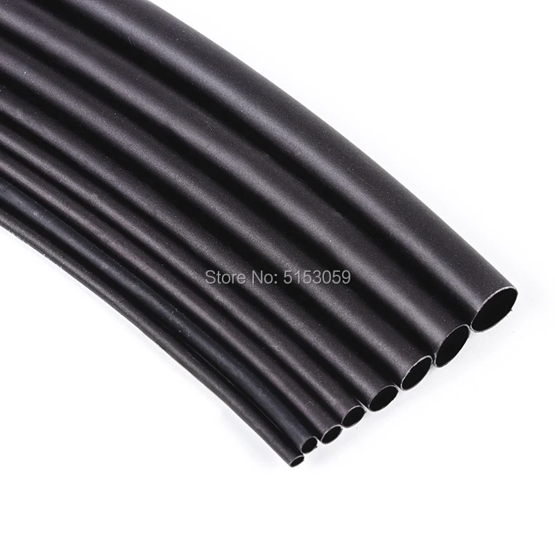 5 метров 2:1, черный, красный, зеленый, синий, желтый 1, 2, 3, 5, 6, 8, 10 мм, диаметр термоусадочной трубки, трубка, обмотка провода, сделай сам, разъем для ремонта|Кабельные рукава|   | АлиЭкспресс