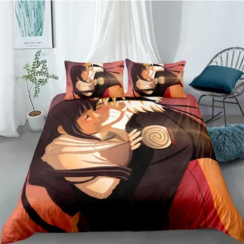 

Comic Naruto Bedding Set Bedroom Decor Hypoallergenic Quilt Cover Doona 1PC Duvet Cover with Pillowcase Dropship