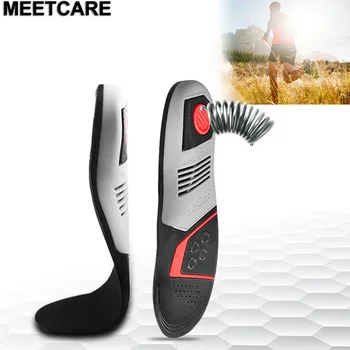 

Full Length Orthotic Insoles Silicone Gel Orthotic Insert Arch Support Flat Feet Pads Sport Run Shock Absorption for Women Men