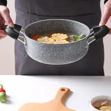 Saucepan Non-stick Skillet Pan Ceramic Induction Skillet Frying Pan Saucepan 20cm Nonstick Skillet Cooking Accessoris With Lid