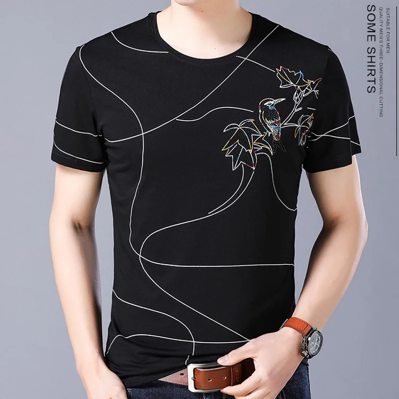 

Fashion T-Shirt Cotton Hop Tops Tee Men Tshirt Streetwear Short Sleeve Male tee shirt