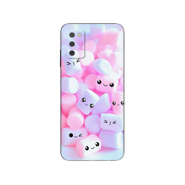 Samsung A03S Case Phone Back Cover For Samsung Galaxy A03s GalaxyA03s A 03s a037 Soft Silicon Case 6.5inch black tpu case