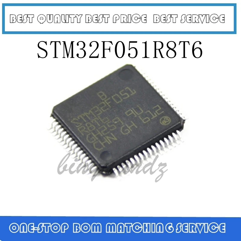 10 шт./лот STM32F051R8T6 STM32F051 R8T6 LQFP-64