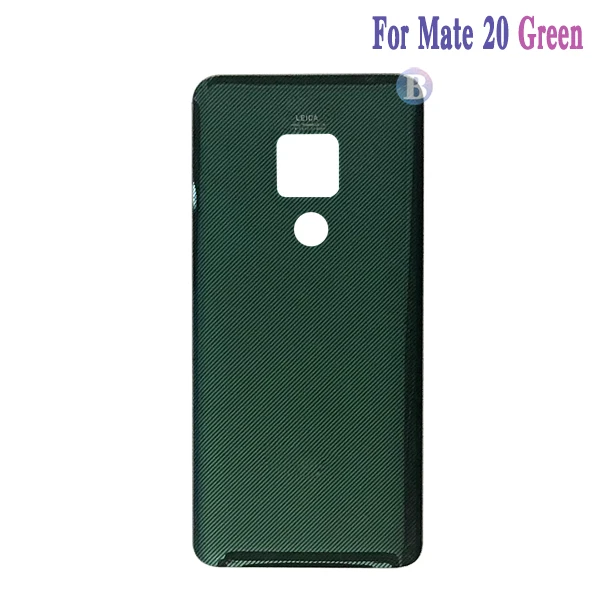 10 шт. Высокое качество для huawei mate 20 Lite/mate 20 Pro задняя крышка батарейного отсека задняя крышка стекло mate 20 с клеем - Цвет: Mate20 Green