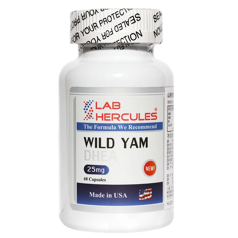 

Dehydroepiandrosterone wild yam capsule 25mg*60 tablets/bottle Ovarian maintenance Test tube preparation