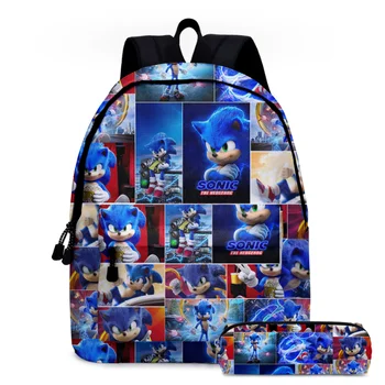

Teenager Cartoon Sonic Super Mario Bros Casual Backpack Boys Girls Children Schoolbags Kids Toddler Backpack Infantil Mochila
