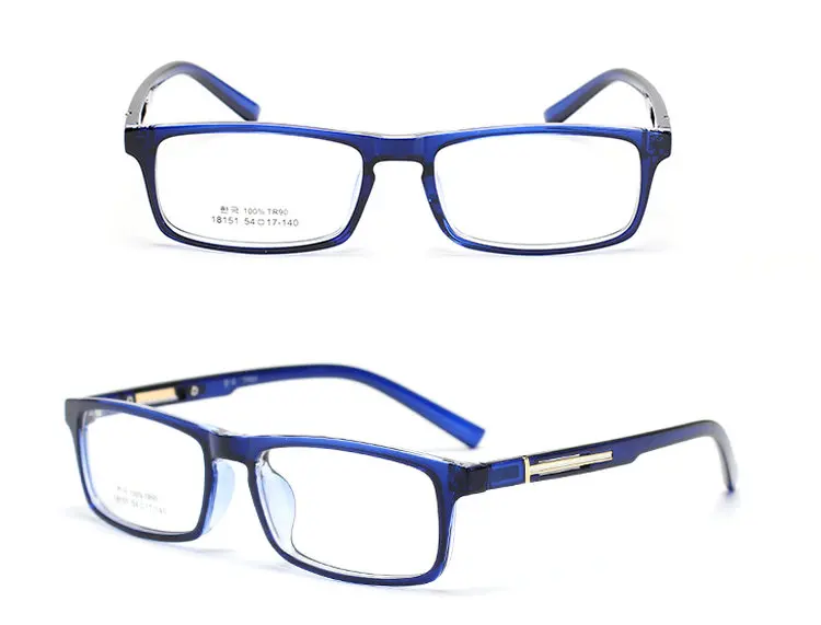 Прогрессивные квадратные дальнозорные очки для чтения с переходом фотохромные очки для чтения мужские очки для чтения с дальним видением Diopter NX - Цвет оправы: blue