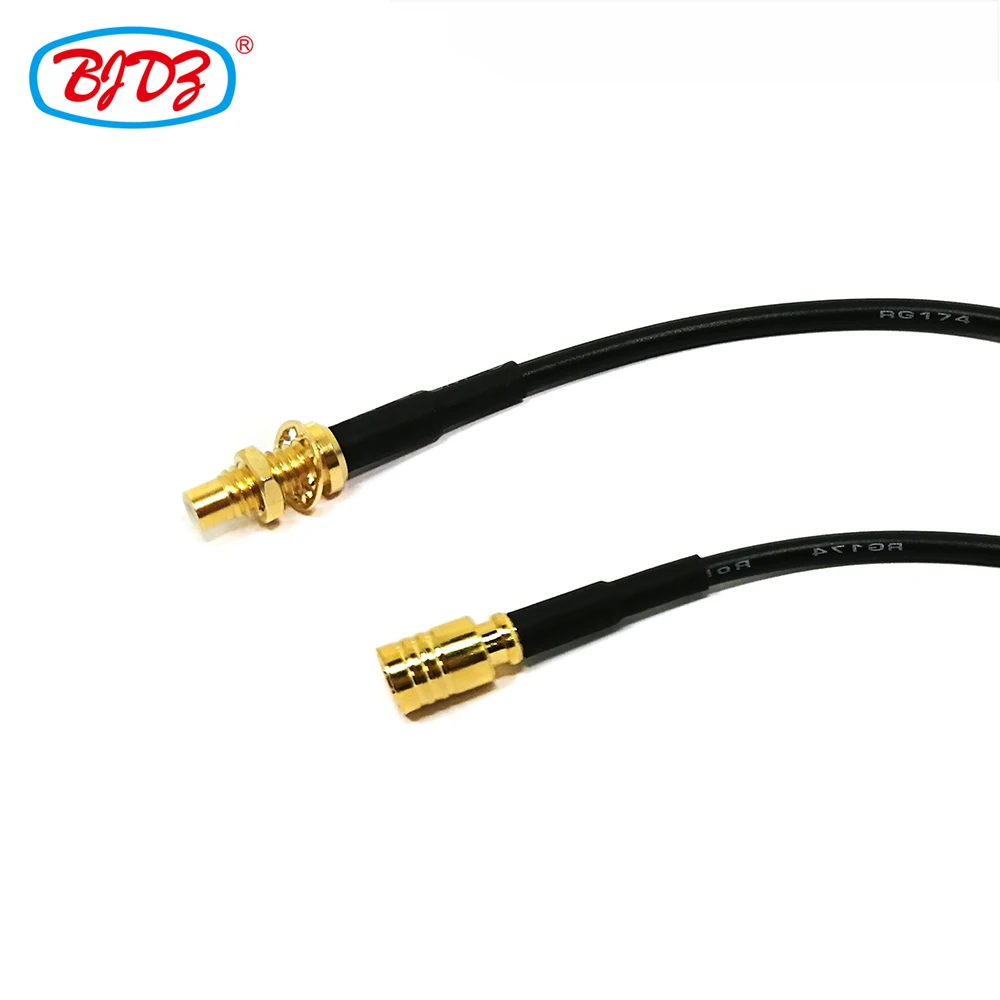 5 шт. 10 см SMB Female to SMC Male Bulkhead RG174 RF Pigtail Перемычка кабель в сборе