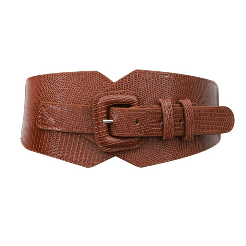 Plus Größe Korsett Gürtel Weibliche Designer Gürtel Für Frauen Kleider Breite Stretch Cummerbunds Elastische Ceinture Femme Großen Bund – Detail 11