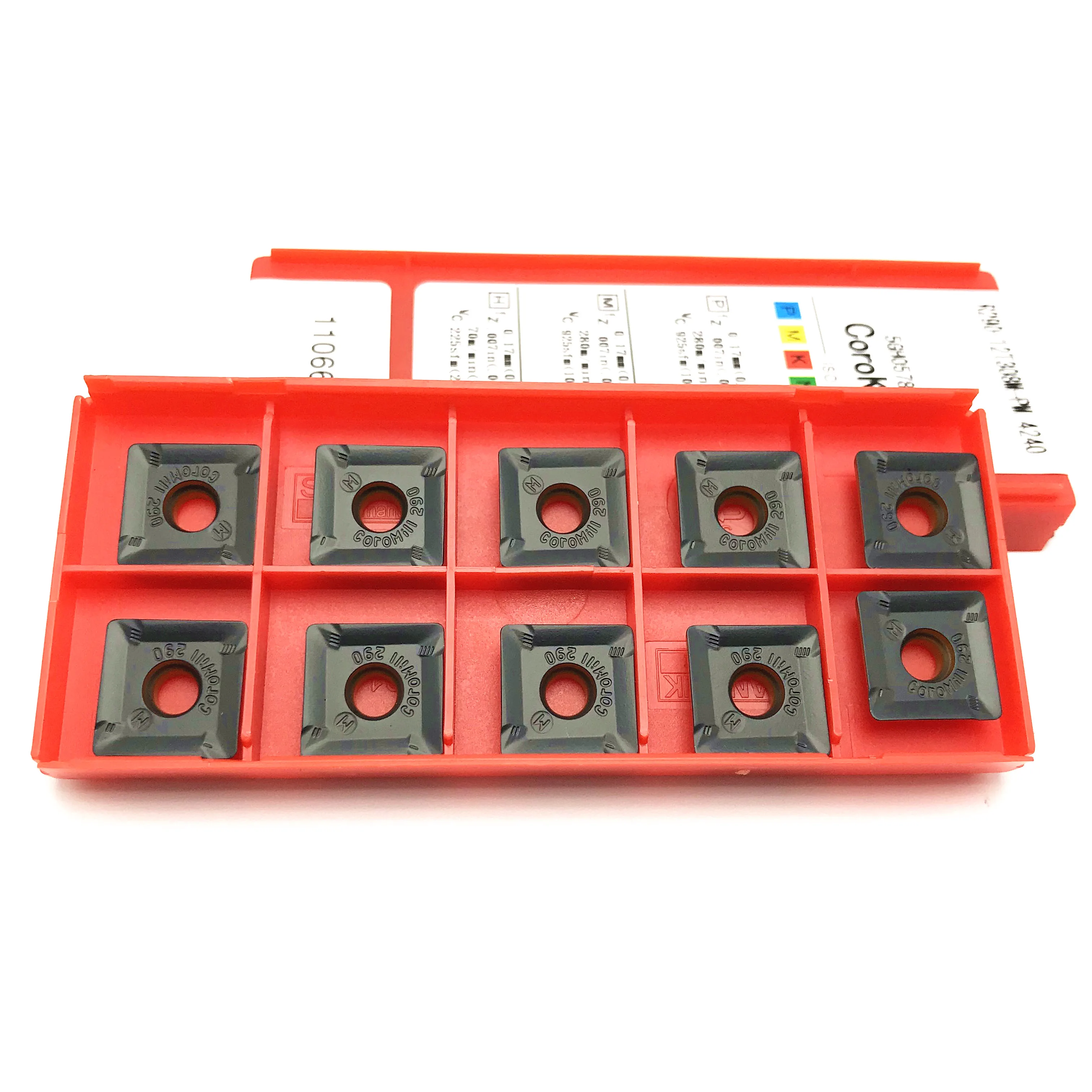

20PCS SANDV high quality milling insert R290 12T308M PM4240 carbide tool, face milling cutter CNC tool milling tool