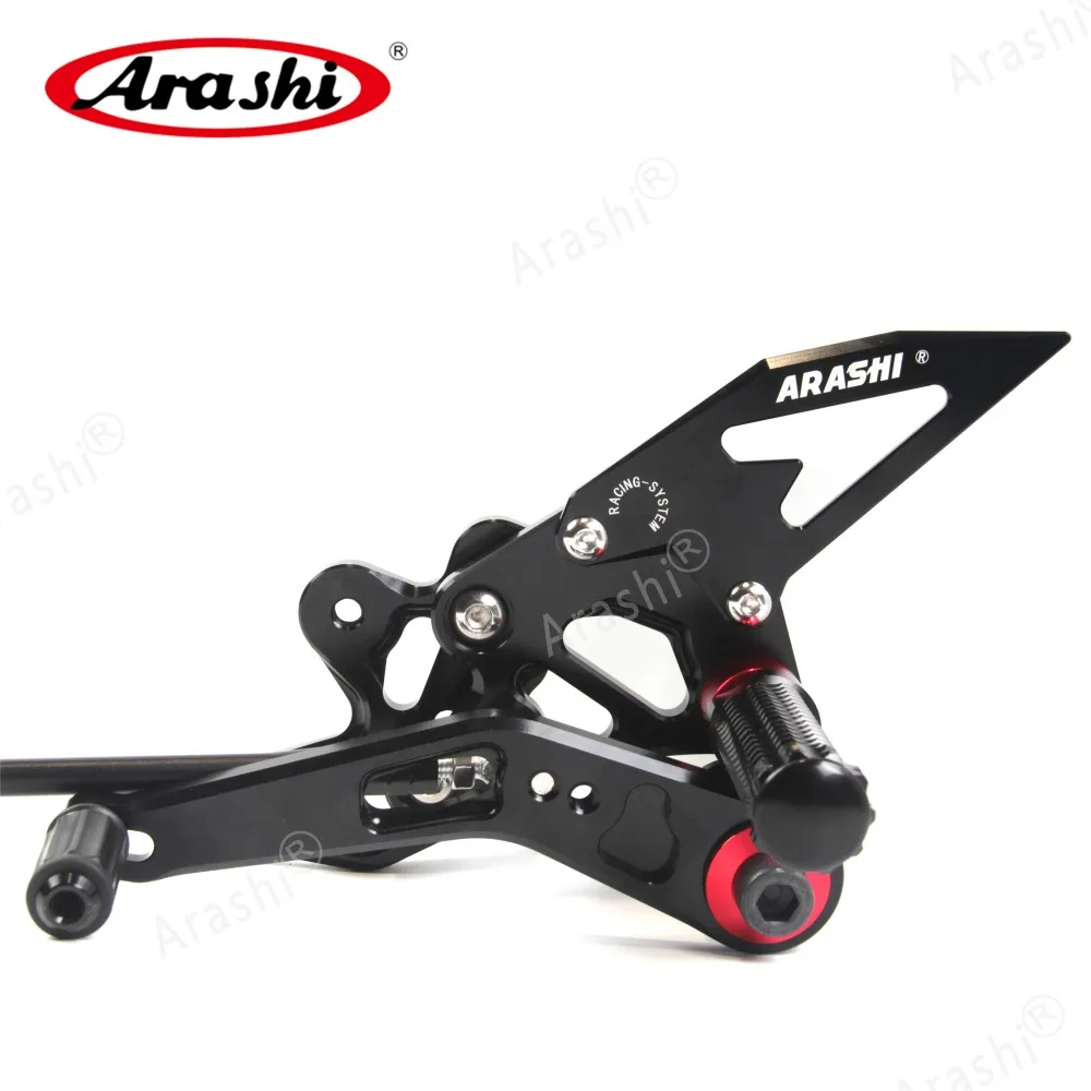 Arashi мотоциклист подножки для SUZUKI GSXR GSX-R 600 750 2011- CNC Регулируемые подножки Rearset GSXR600 GSXR750 2012