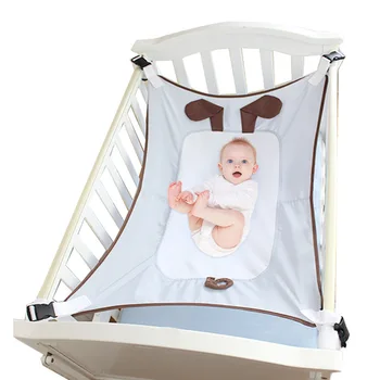 

Light Infant Baby Hammock For Newborn Kid Sleeping Bed Safe Detachable Baby Cot Crib Elastic Hammock With Adjustable Net Cribs