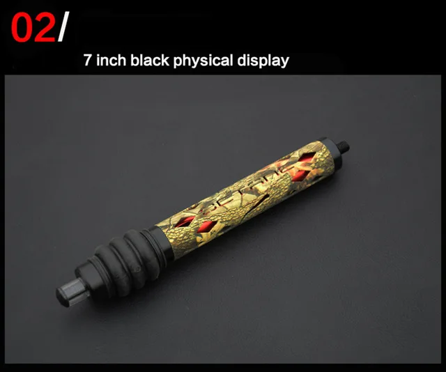 7 inch camouflage 11 дюймов композитный лук и Стрела амортизатор Баланс Бар подходит для изогнутого лука стрельба практика стрельба из лука развлечения - Цвет: 7 inch camouflage
