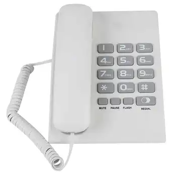 

Home Hotel Wired Corded Desktop Wall Phone Office Landline Telephone home phone No Caller ID Display Telephone