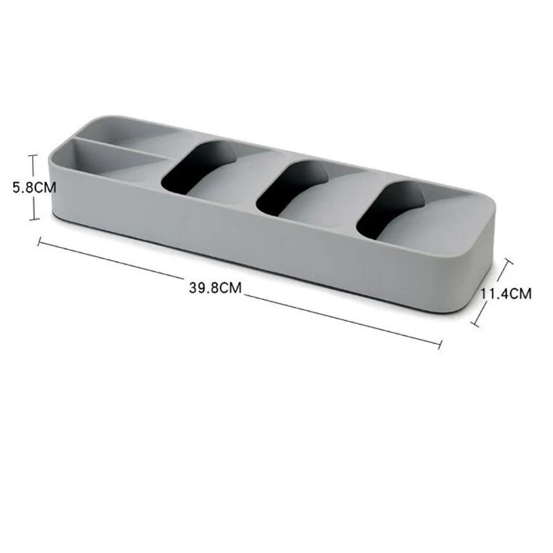 

Plastic DIY Grid Drawer Adjustable Separator Divider Household Necessities Storage Organizer Space-Saving Tools