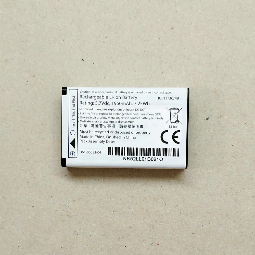 Аккумулятор 3,7 V 7.25Wh 361-00053-00/361-00053-04 для Garmin Монтана 600 650 650T VIRB gps
