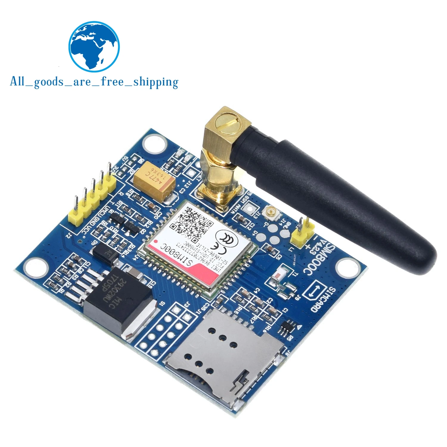 SIM800C макетная плата GSM GPRS модуль поддержка сообщения Bluetooth аудио интерфейс Поддержка TTS DTMF новое поступление