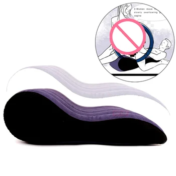 Sexy Inflatable Pillow Chair Sex Love Bed Sofa Pad Ramp Furniture Machine Toys for Couples Sofas надувное кресло секс 3