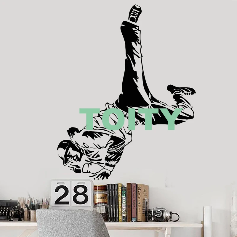 28 дизайнов Break Наклейка на стену «Эволюция танца» рэп хип-хоп танцы виниловая Спортивная наклейка клуб общежития домашний интерьер Подростковая комната Художественный Декор Фреска