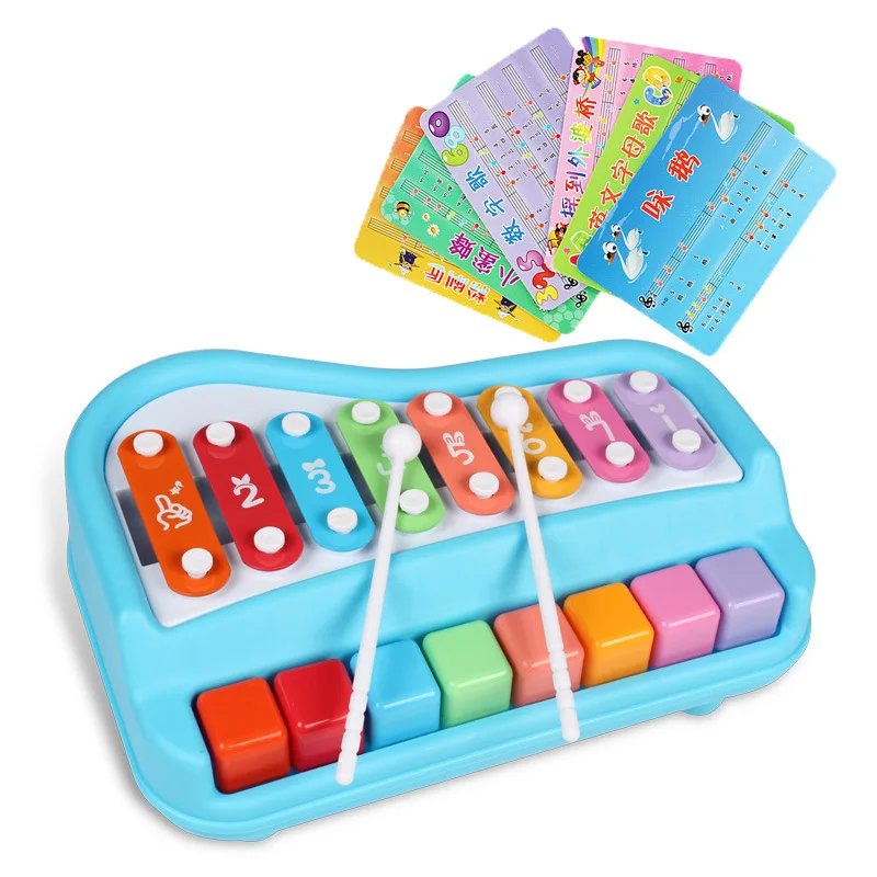 Подходит для Polaroid Joy Old Baby 8 Sound Knock фортепиано-игры маленький музыкальный инструмент детская ксилофонная музыка фортепиано