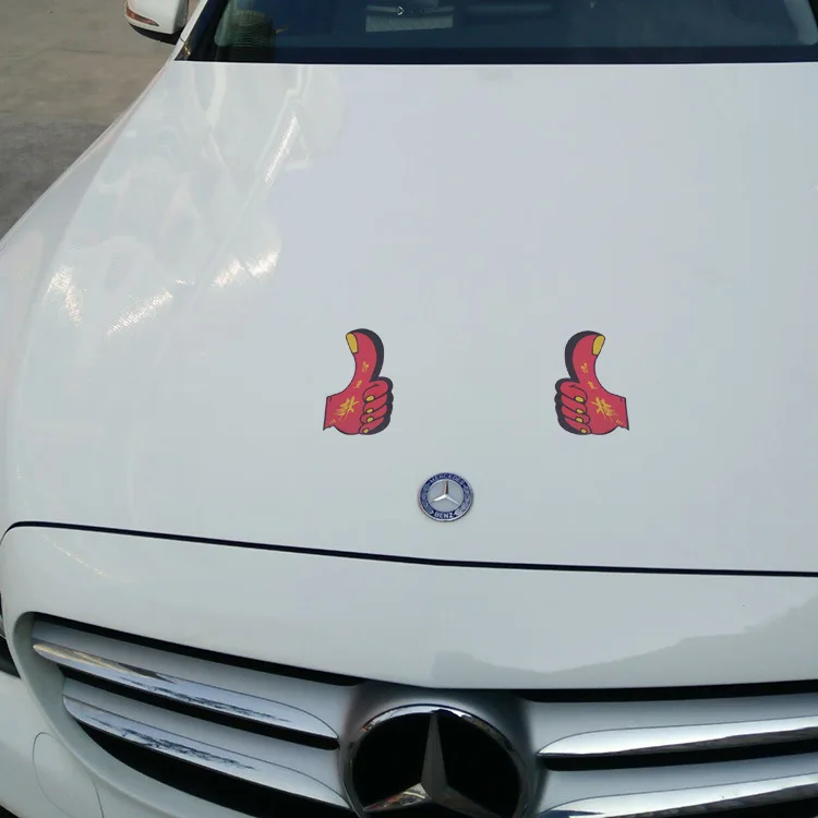 Стиль Автомобильный стикер внешней торговли AliExpress автомобильный стикер s OK Finger Stick цветная печать автомобильный стикер s-Pack