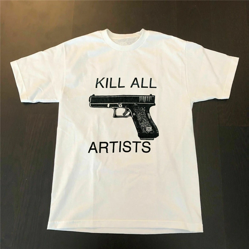 Футболка Tom Sachs Kill All Artists из редкого хорошего качества, Спортивная футболка