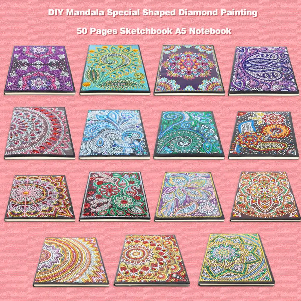 Модные DIY мандалы особой формы алмазная живопись уникальный блеск Солнечный свет