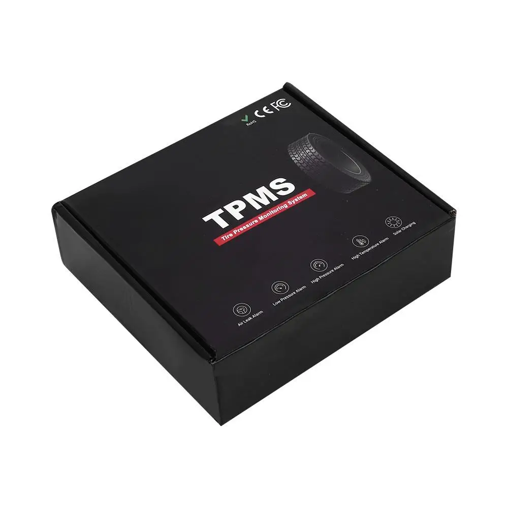 Новая система контроля давления в шинах TPMS 2 шт. Датчик USB интерфейс шины для мотоцикла контроль давления Безопасность ЖК-дисплей цветной экран