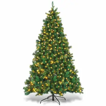 

Christmas Tree Artificial Decoration LED Light with Solid Metal Legs for Home Party New QP2